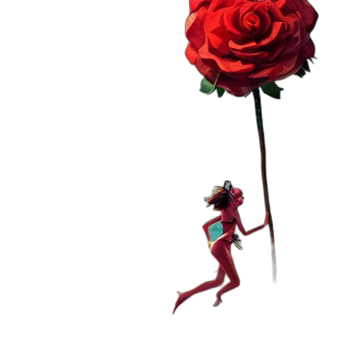 flower, staff, weapon, sword transparent PNG cut-out