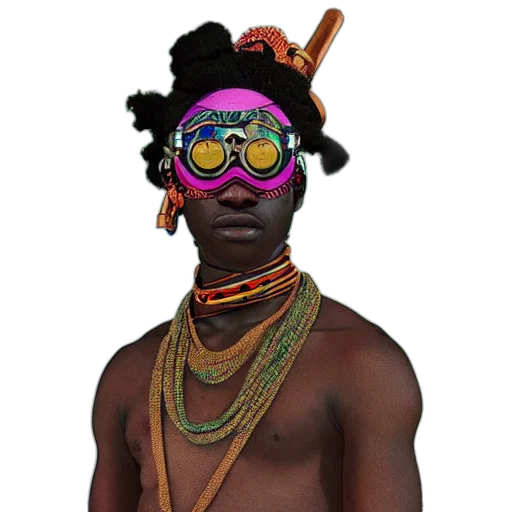 staff, mask, hat, face transparent PNG cut-out