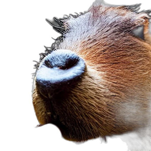 animal, face, hair, creature transparent PNG cut-out