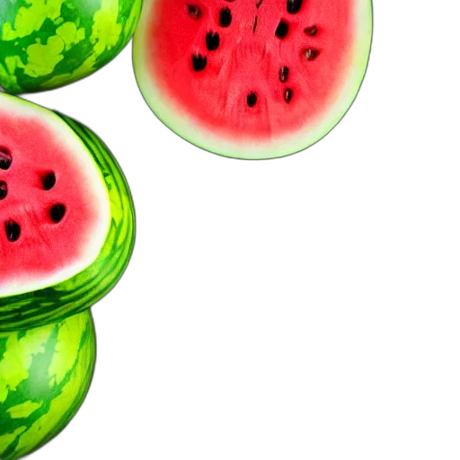 food, watercolor, photorealistic, 3d render transparent PNG cut-out