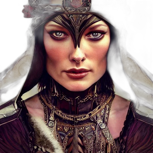 face, crown, mask, fantasy art transparent PNG cut-out
