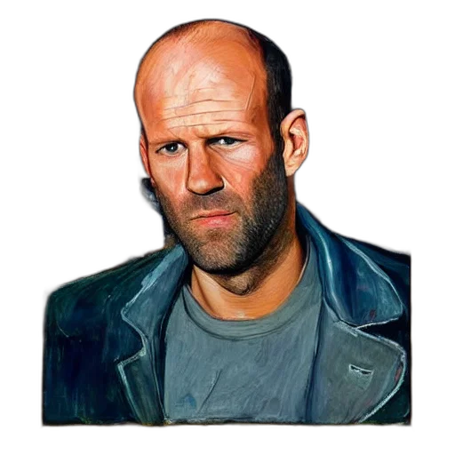 jacket, face, animal, photorealistic transparent PNG cut-out