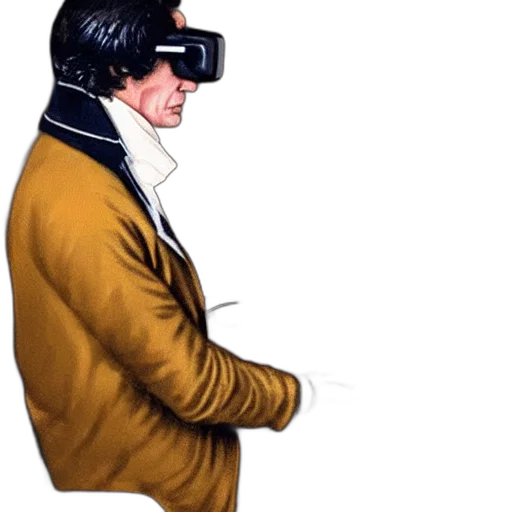mask, jacket, staff, face transparent PNG cut-out