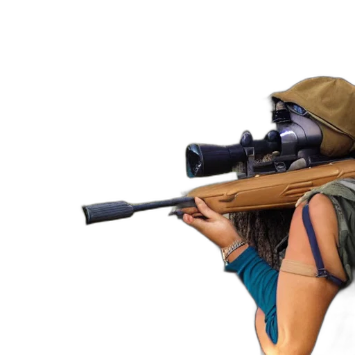 weapon, staff, animal, hat transparent PNG cut-out