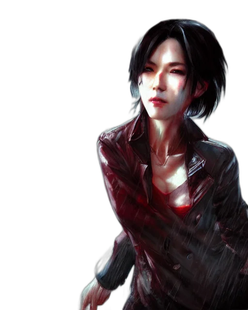 concept art, photorealistic, cyberpunk, fantasy art transparent PNG cut-out