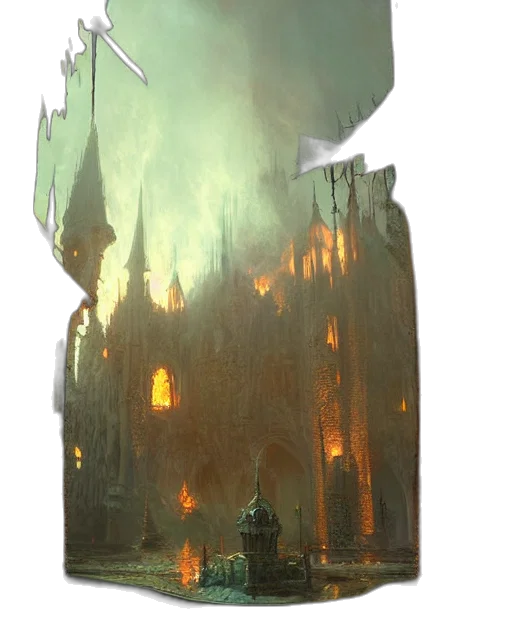 sword, dragon, building, weapon transparent PNG cut-out