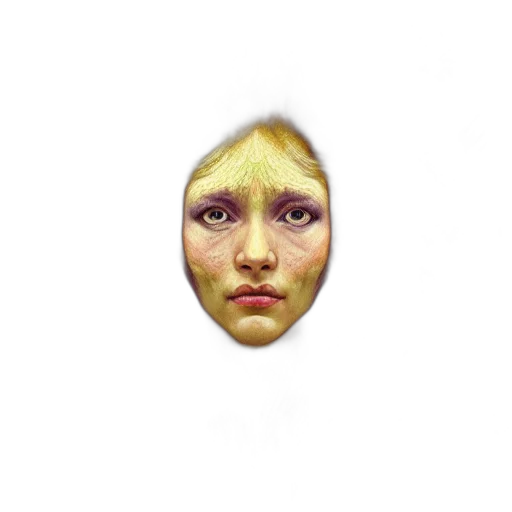 face, mask, creature, hair transparent PNG cut-out