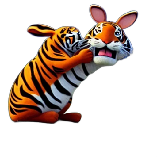 animal, creature, staff, 3d render transparent PNG cut-out