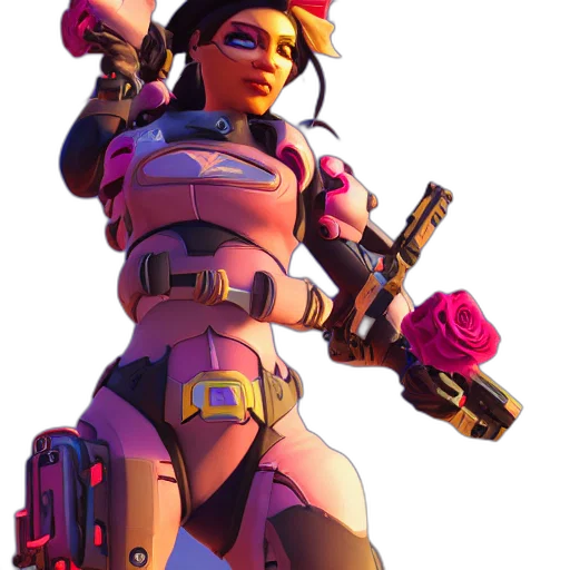 weapon, robot, staff, jacket transparent PNG cut-out