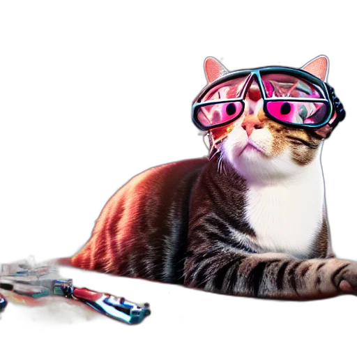 weapon, staff, animal, robot transparent PNG cut-out