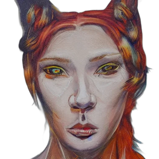 mask, face, staff, creature transparent PNG cut-out
