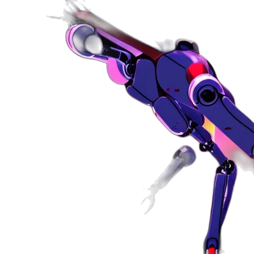 robot, weapon, staff, sword transparent PNG cut-out