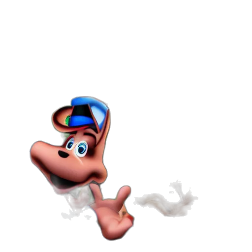 hat, animal, staff, face transparent PNG cut-out