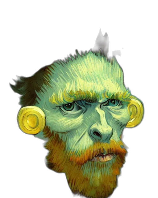 mask, face, creature, staff transparent PNG cut-out