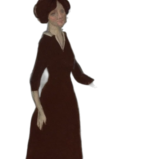 dress, staff, hat, face transparent PNG cut-out