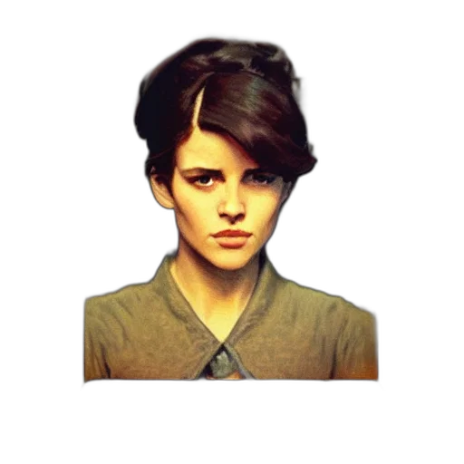 face, hair, staff, hat transparent PNG cut-out