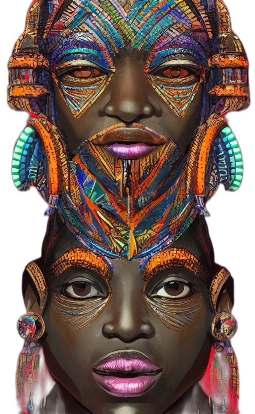 mask, face, crown, jewelry transparent PNG cut-out