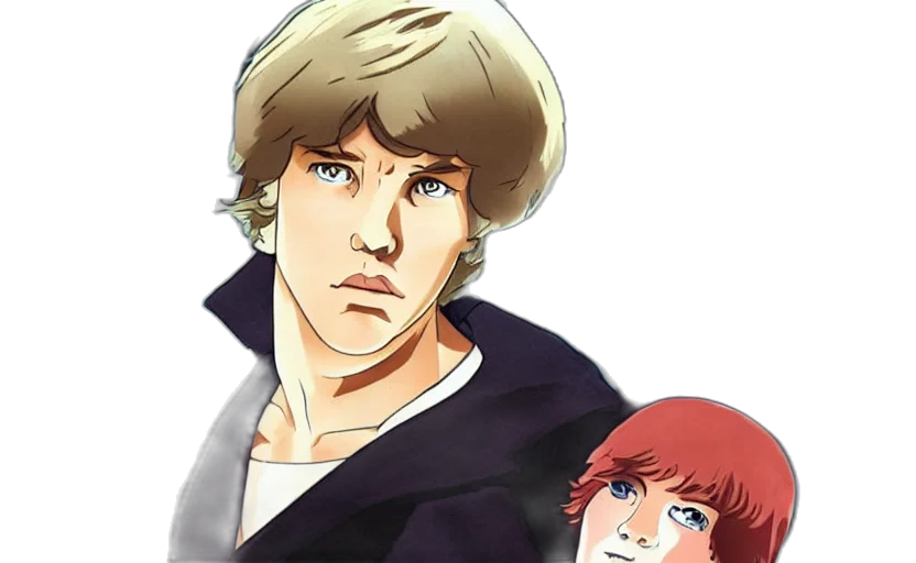 face, anime, comic book art, concept art transparent PNG cut-out