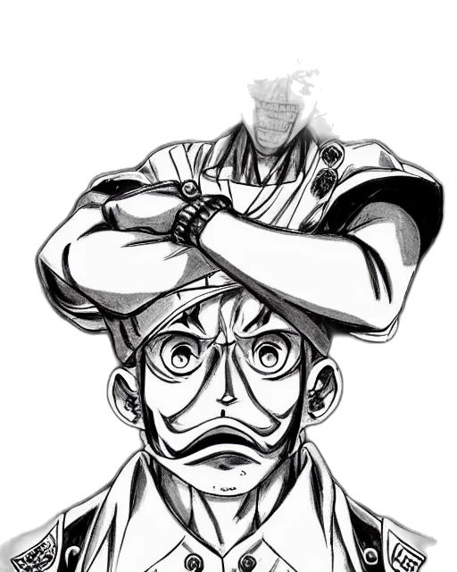 hat, mask, staff, face transparent PNG cut-out