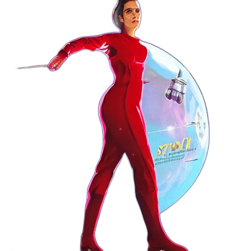 staff, robot, weapon, concept art transparent PNG cut-out