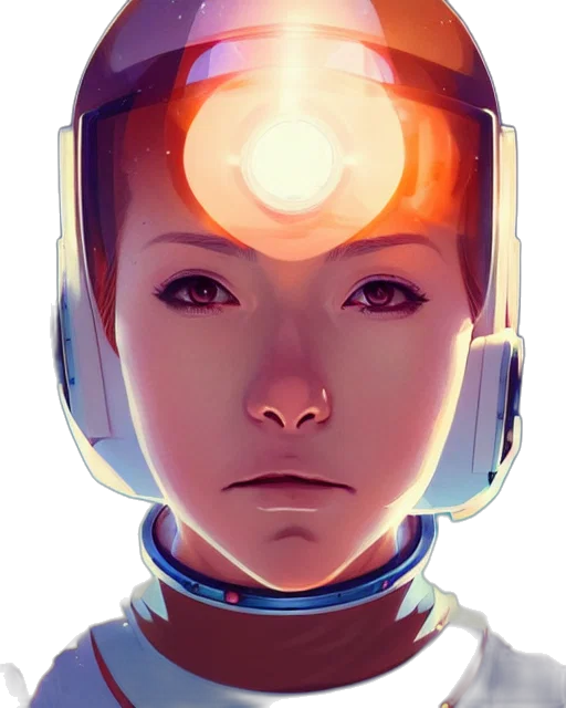 robot, face, mask, concept art transparent PNG cut-out