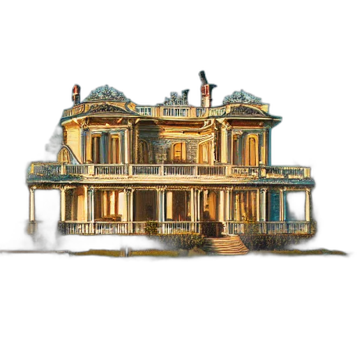 building, furniture, 3d render, concept art transparent PNG cut-out