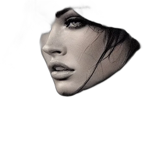 face, mask, hat, hair transparent PNG cut-out