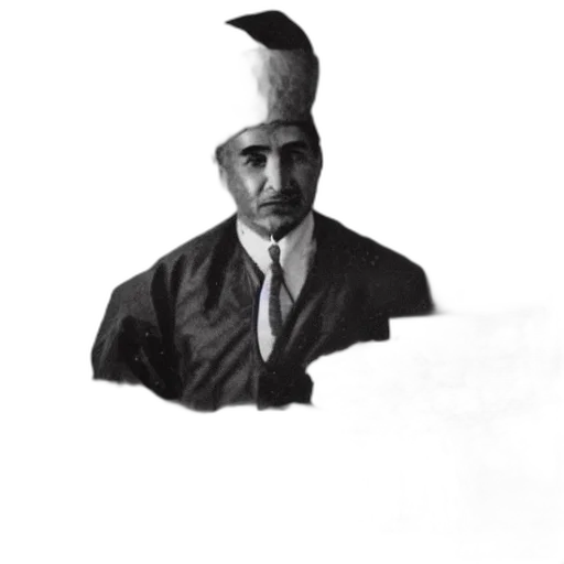 hat, staff, face, jacket transparent PNG cut-out
