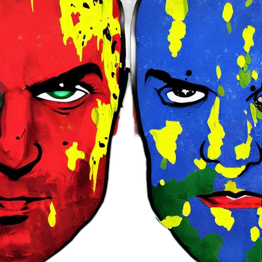 mask, comic book art, photorealistic, concept art transparent PNG cut-out