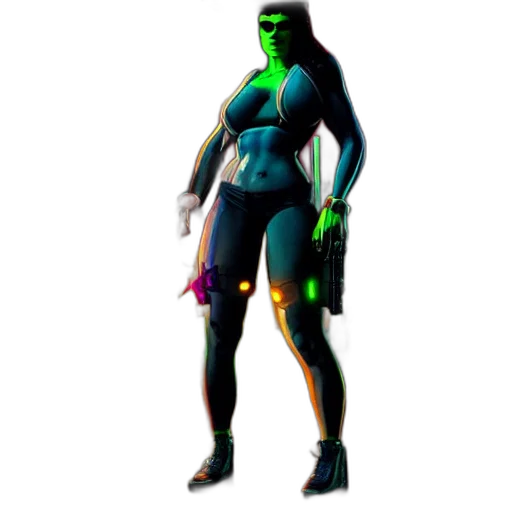 staff, weapon, robot, creature transparent PNG cut-out