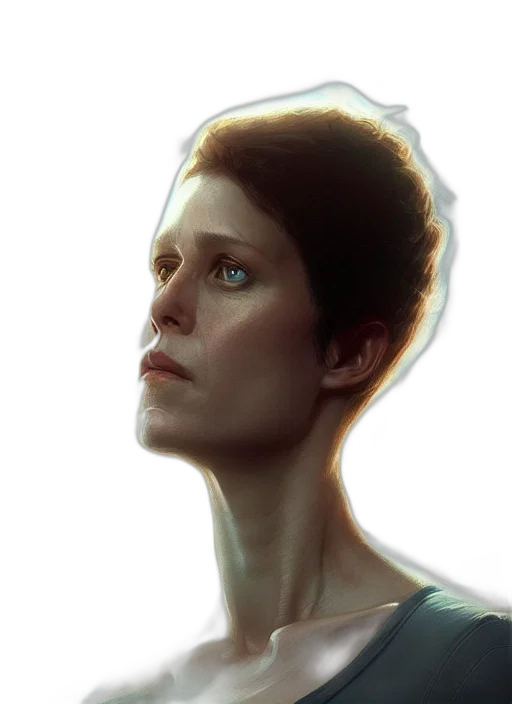face, photorealistic, concept art, fantasy art transparent PNG cut-out