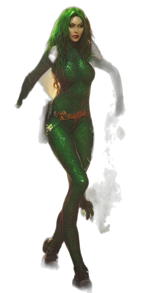 dress, creature, concept art, comic book art transparent PNG cut-out
