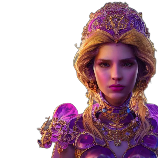 crown, face, fantasy art, concept art transparent PNG cut-out
