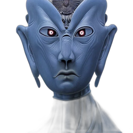 mask, face, staff, creature transparent PNG cut-out