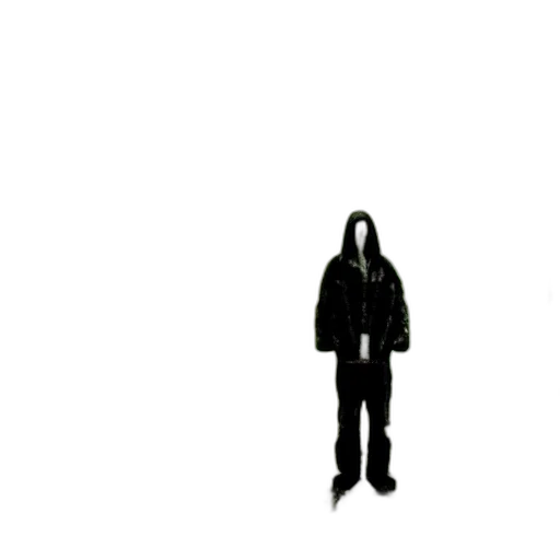 jacket, mask, staff, robot transparent PNG cut-out