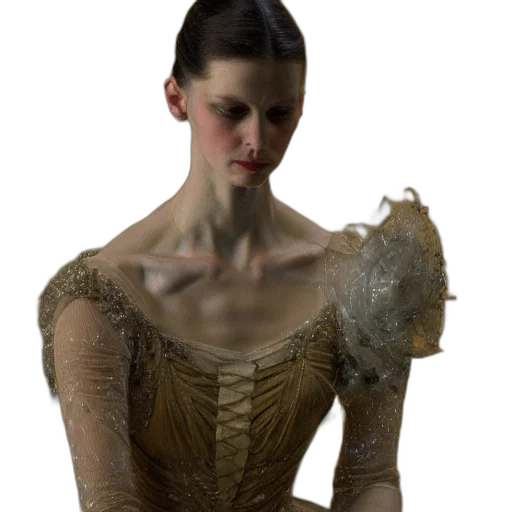 dress, mask, jewelry, face transparent PNG cut-out