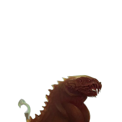 dragon, creature, animal, staff transparent PNG cut-out