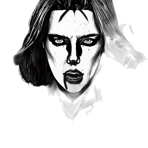 face, mask, comic book art, cartoon transparent PNG cut-out
