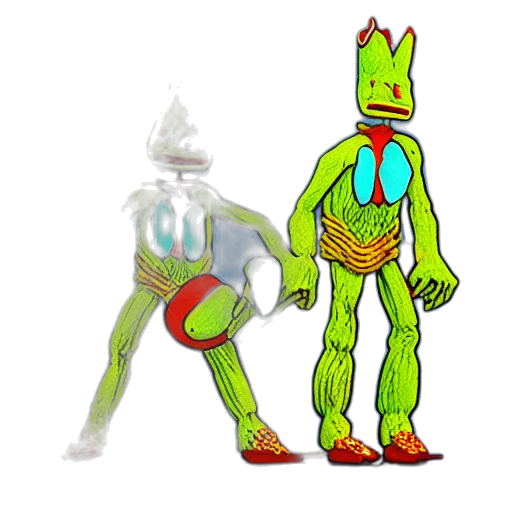 robot, creature, animal, staff transparent PNG cut-out