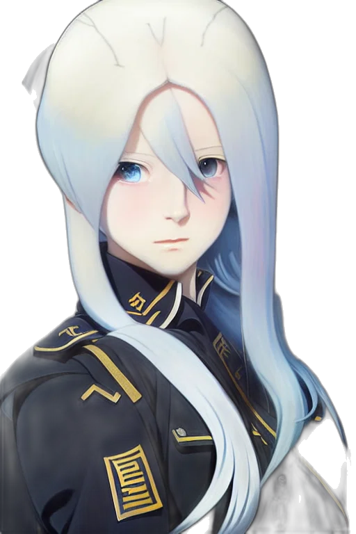 staff, face, crown, jacket transparent PNG cut-out