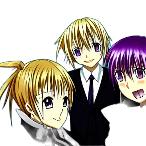 staff, anime, cartoon, 3d render transparent PNG cut-out