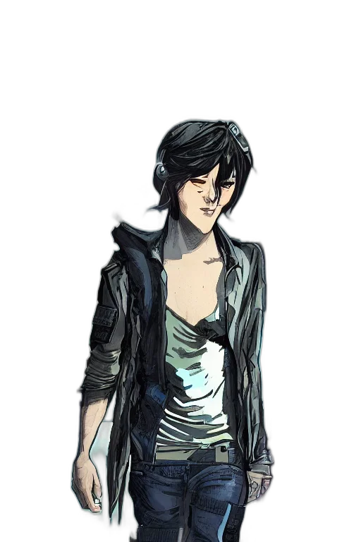 jacket, concept art, comic book art, cartoon transparent PNG cut-out