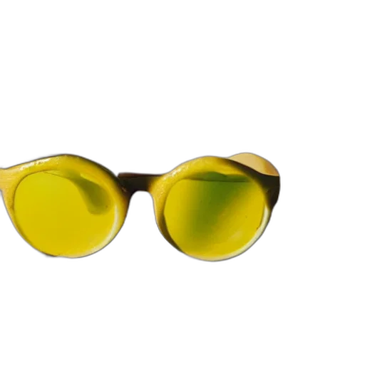 3d render, green, golden, earth tones transparent PNG cut-out