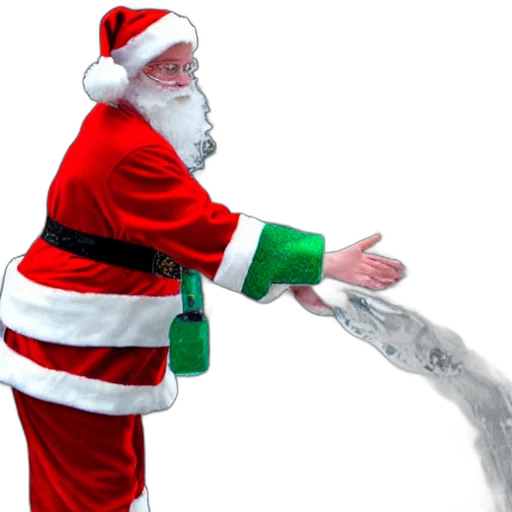 animal, staff, santa, water transparent PNG cut-out