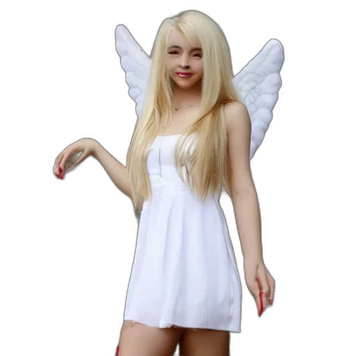 dress, anime, fantasy art, 3d render transparent PNG cut-out