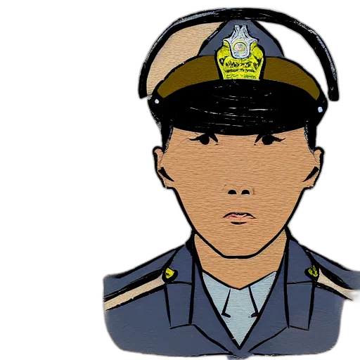 staff, face, mask, hat transparent PNG cut-out