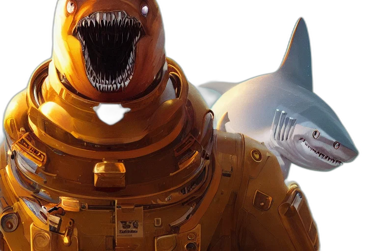 robot, creature, concept art, comic book art transparent PNG cut-out
