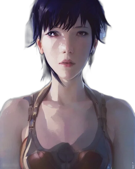 face, robot, dress, creature transparent PNG cut-out