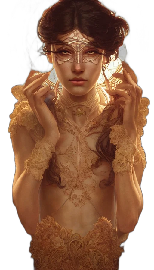 jewelry, face, crown, mask transparent PNG cut-out