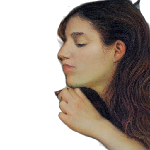 face, mask, jewelry, hair transparent PNG cut-out